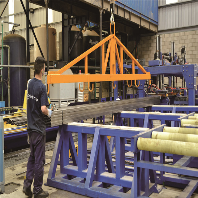 Электромагнитная линия паллетирования и упаковки стальных труб